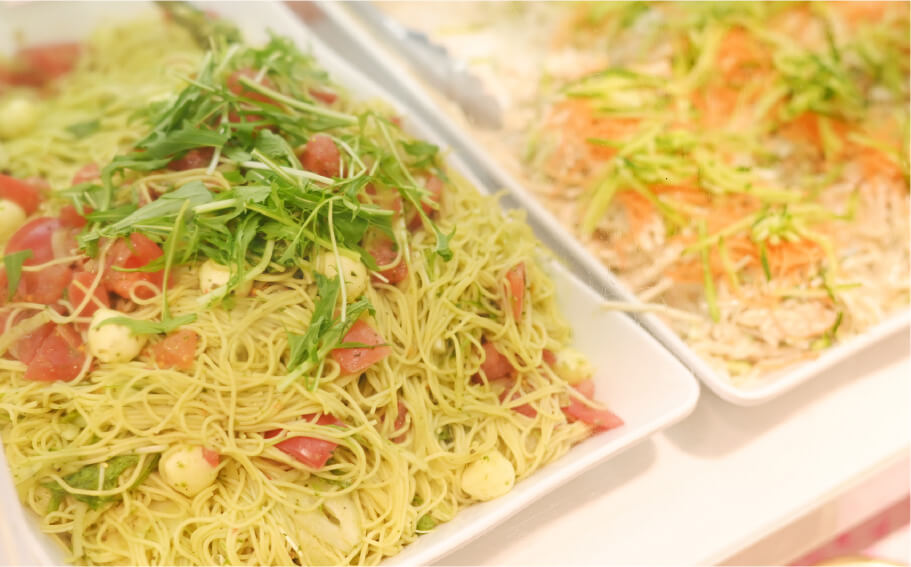 トマト冷製パスタの写真